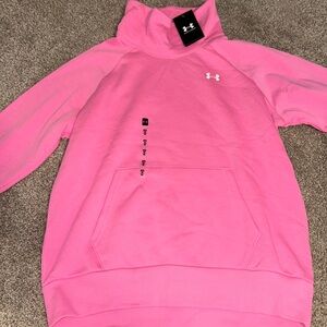 pink under armour hoodie
